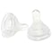 Nuvi Silicone Nipples for Standard Bottles Fast Flow, 6M+, Pack of 2