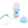 Nuvi Wide Neck PP Feeding Bottle with Anti-Colic Nipple 300ml, 6M+