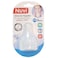 Nuvi Silicone Nipples for Standard Bottles Medium Flow, 3M+, Pack of 2