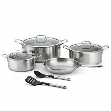 Prestige Stainless Steel Tri-Ply 18/10 Cookware Set