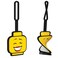 Lego IQ Bag Tag Girl Face