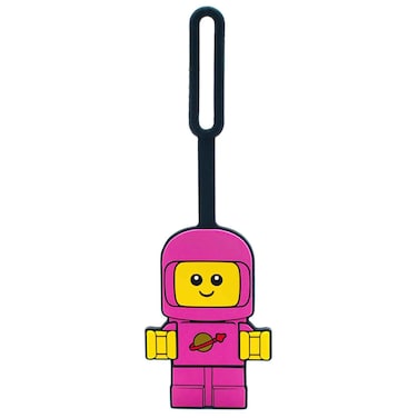 Lego IQ Minifigures Bag Tag Pink