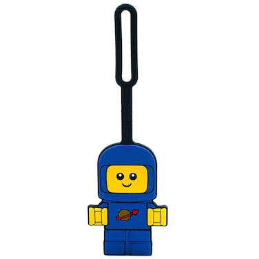 Lego IQ Minifigures Bag Tag Blue