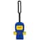 Lego IQ Minifigures Bag Tag Blue