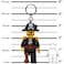 Lego IQ Minifigure LED Keychain Pirate Captain