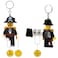 Lego IQ Minifigure LED Keychain Pirate Captain