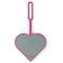 Lego IQ Bag Tag 2x2 Heart Pink