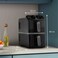 Philips 4000 Series Stacked Dual Basket Airfryer Black 10L, NA460
