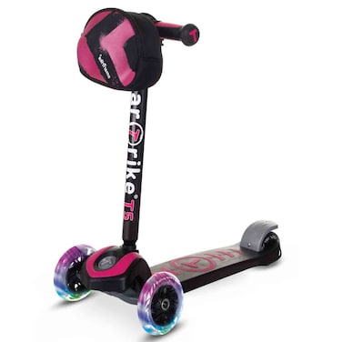 Smart Trike Scooter T5 Pink, 3 Wheel Kids Scooter