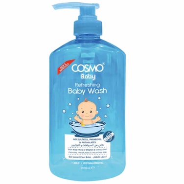 Cosmo Baby Refreshing Baby Wash, 1000ml