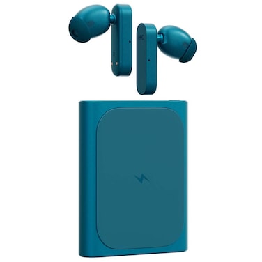 HMD Amped Buds True Wireless Earbuds with Charging Case, Cyan