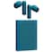 HMD Amped Buds True Wireless Earbuds with Charging Case, Cyan