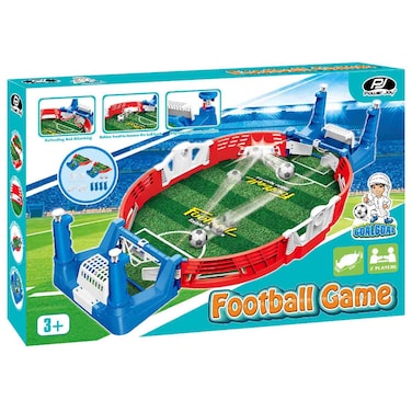 Power Joy GoalGoal Mini Football Field Tabletop Soccer Game Set for Kids, 2 Players