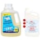 Originally Yellow Laundry Detergent Unscented Ultra-Concentrated and Fabric Softener Bundle, 1.48L and 1L, Pack of 2