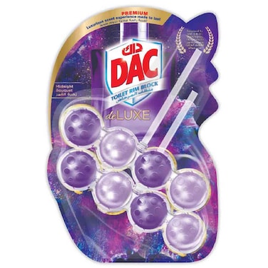 DAC Deluxe Midnight Bouquet Toilet Rim Block, 100g