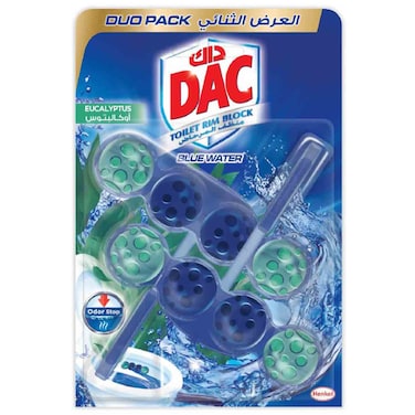 DAC Blue Water Eucalyptus Toilet Rim Block, 100g