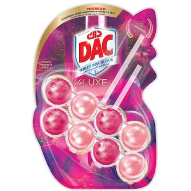 DAC Deluxe Delicate Magnolia Toilet Rim Block, 100g