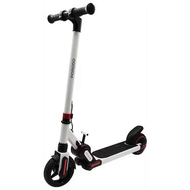 Porodo VIM Kids Scooter White, 150W Motor, Foldable Electric Scooter
