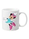 Cut Cartoon Printed Mug White/Blue/Pink