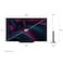 LG 65-Inch 4K Ultra HD, Smart OLED evo AI TV, OLED65CS5VA, Black
