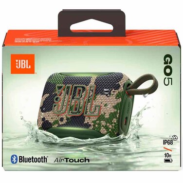 JBL Go 5 Portable Bluetooth Speaker, Squad