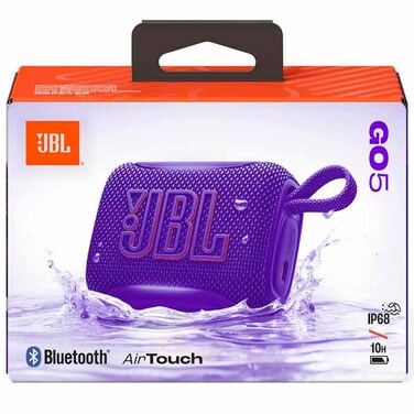 JBL Go 5 Portable Bluetooth Speaker, Purple