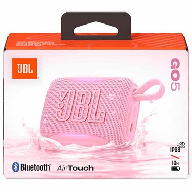 JBL Go 5 Portable Bluetooth Speaker, Pink