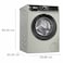 Bosch Front Load Washing Machine WGK254ZXGC, 10kg, Silver