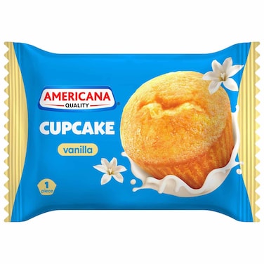 Americana Vanilla Cupcake, 25g, Pack of 18