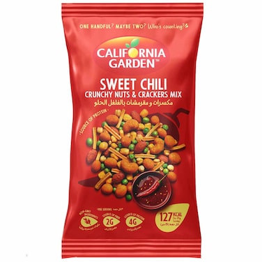 California Garden Sweet Chili Crunchy Nuts and Crackers Mix, 30g