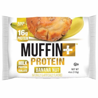 Bake City Muffin+ Protein Banana Nut, 113g