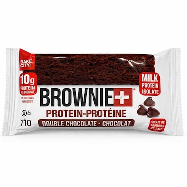 Bake City Brownie+ Double Chocolate Protein Snack, 71g