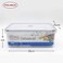 Feelings Plastic Food Container Set Rectangular, 14 PCS