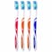 Colgate Triple Action Toothbrush Medium, Pack of 4
