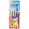 Colgate Triple Action Toothbrush Medium, Pack of 4