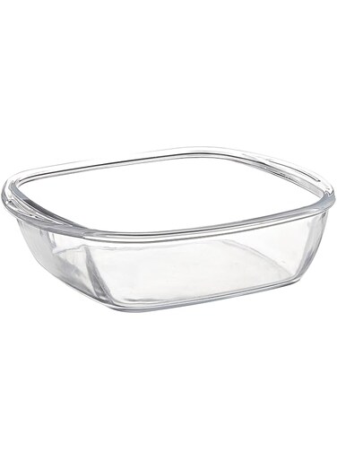 NADIR Sempre Ovenware L Square Roaster 2.4 L - Versatile Glass Platter