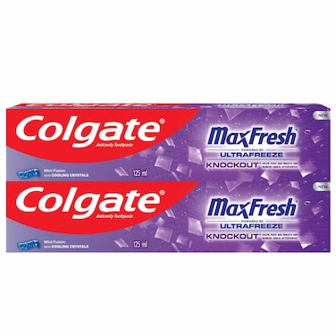 Colgate MaxFresh UltraFreeze Knockout Toothpaste, 125ml