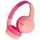 Belkin SoundForm Mini Wireless Bluetooth On-Ear Headphones, Pink