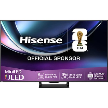هايسنس U7Q برو تلفزيون ULED بدقة 4K مقاس 55 بوصة، تلفزيون ذكي، 120 هرتز، دولبي فيجن، نظام فيدا