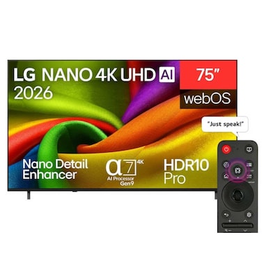 LG NANO AI 4K UHD TV 75"NU840B