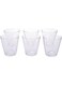 6Pcs Tumbler Set L(8CM) XW(8CM) XH(9CM) Transparent