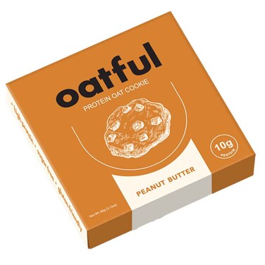 Oatful Peanut Butter Protein Oat Cookie, 60g