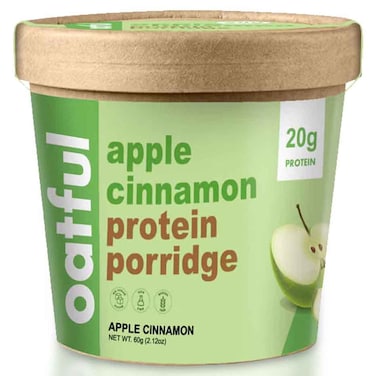 Oatful Apple Cinnamon Protein Porridge Cup, 60g
