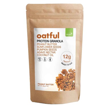 Oatful Organic Peanut Butter Protein Granola, 60g