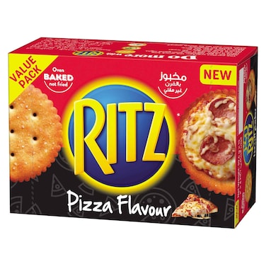 Ritz Crackers Pizza Flavoured Salted Biscuits, 39.5g Pack of 12