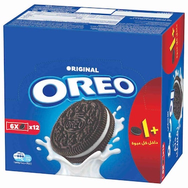 Oreo Original Sandwich Biscuits Vanilla Flavoured Filling Promo Pack, 576g