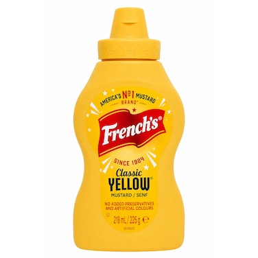 French's Classic American Yellow Mustard, 226g