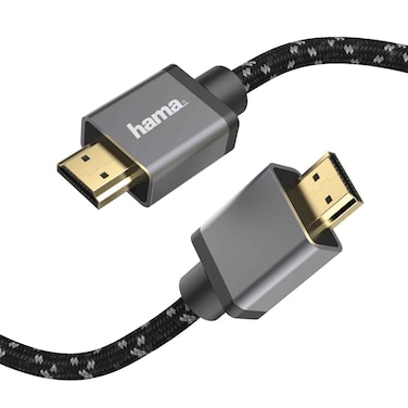 Hama HDMI Plug to Plug Aluminium 8K Cable, 1M