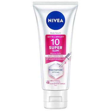 NIVEA Extra Bright 10 Super Glow Body Serum SPF15, 170ml