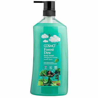 Cosmo Forest Dew Moisturizing Body Wash with Avocado and Shea Butter, 1L